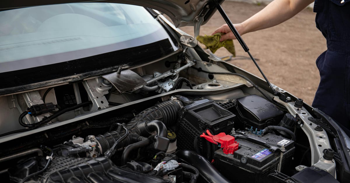 Accupakket van een elektrische auto